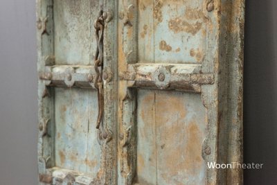 Tweekleurige oude deurenset | India