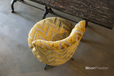 Luxe ronde draai-fauteuil of eetkamerstoel | Lola | Uitgebreide stof- en kleurkeuze