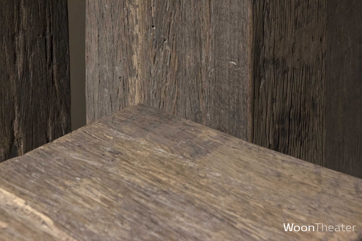 Rustieke oud houten zuil | Geneve | Medium
