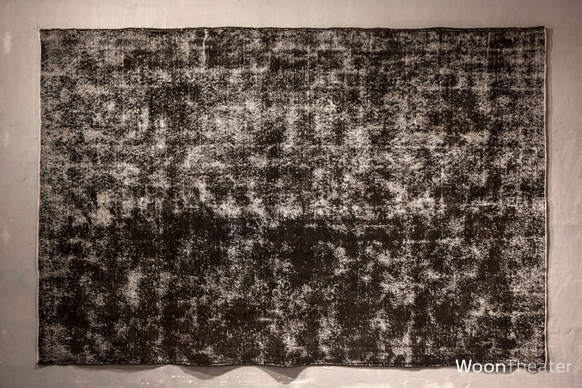 zwart vintage tapijt