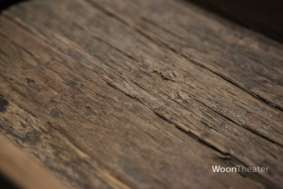 Serveertray | Rustiek oud hout | Opstaande rand