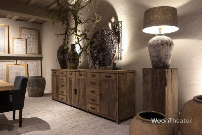 XXL grof houten dressoir | Brussel