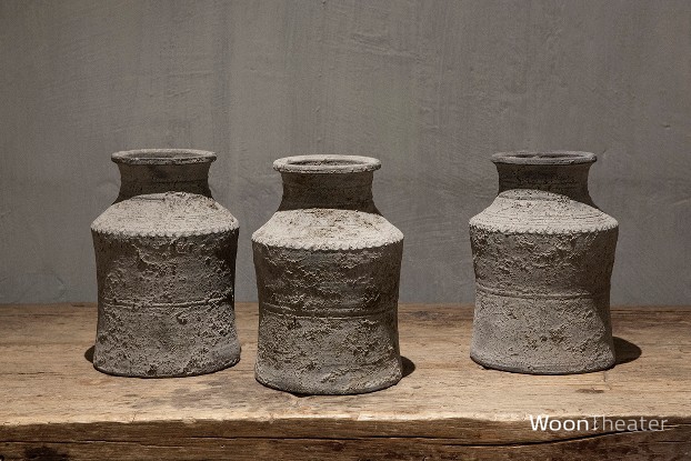 Landelijke claypot grey | Veda | Nepal Pottery