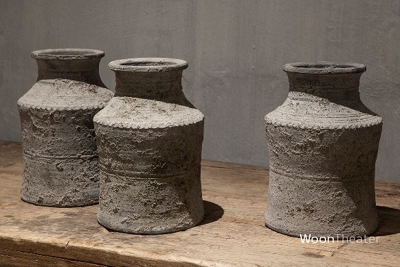 Landelijke claypot grey | Veda | Nepal Pottery
