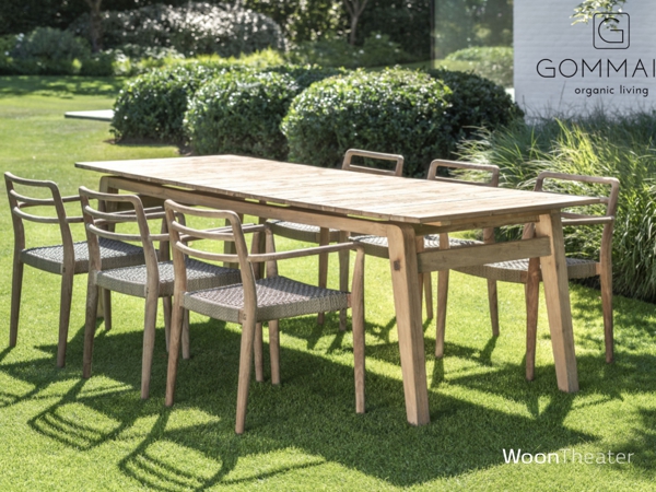 teakhouten tuintafel