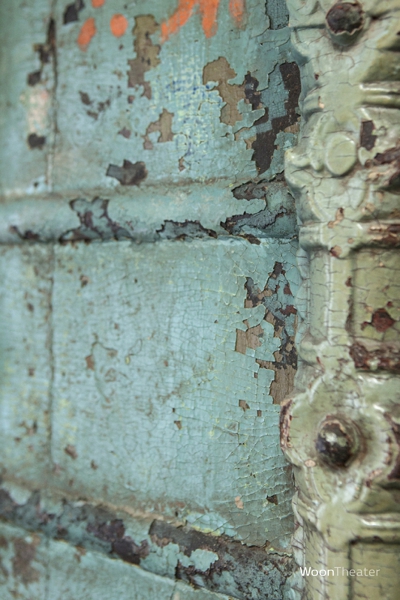 Oude deurenkast | groen