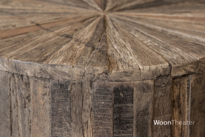 Bijzettafel Star | oud verweerd hout