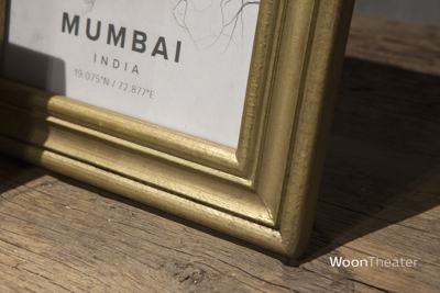Fotolijst Mumbai M | Vintage gold