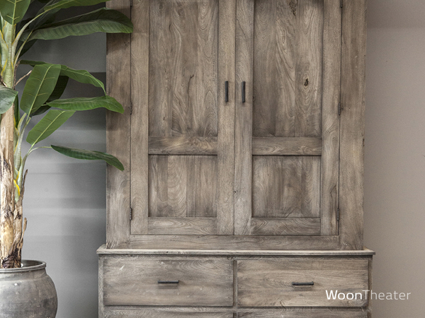 landelijk 2-deurs kabinet