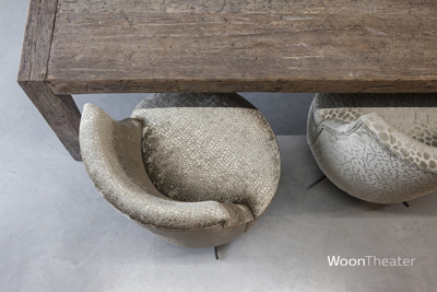Luxe ronde draaifauteuil of eetkamerstoel | Lola | Uitgebreide stof- en kleurkeuze
