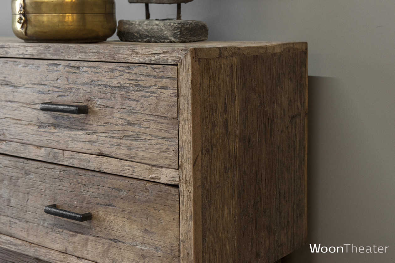 Tv dressoir oud rustiek hout  | Loft Collection
