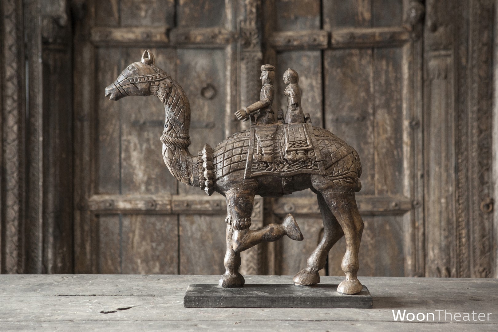 Uniek houten beeld | kameel