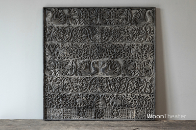 Wandpaneel houtsnijwerk | India