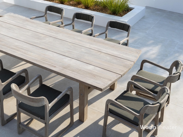 Outdoor eettafel Abe | Gommaire