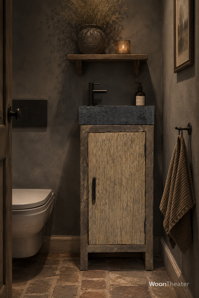 toiletkastje oud hout