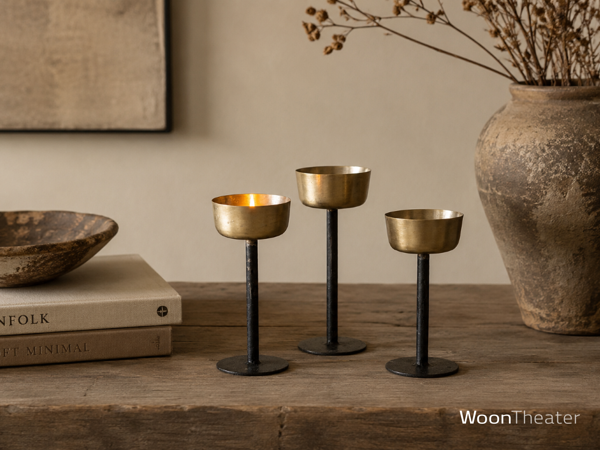 Brass kandelaar-cup | Large