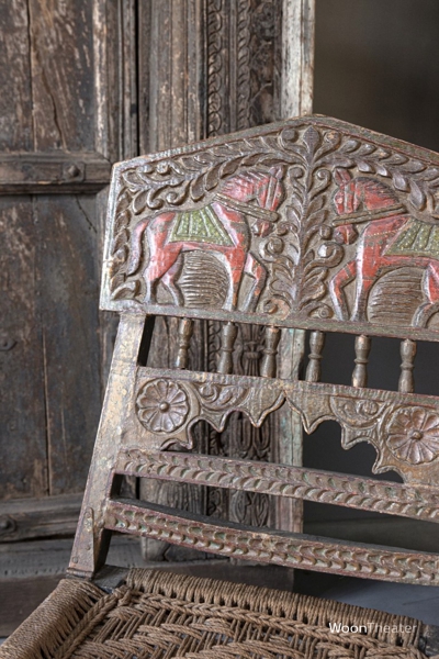 Origineel oud desert stoeltje | India