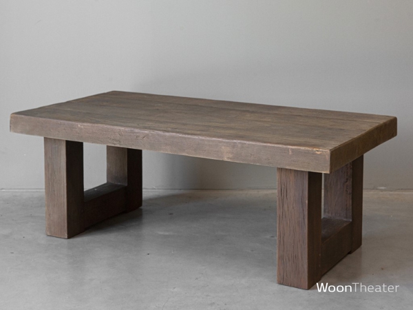 Robuuste salontafel op U-poot | 120 cm | BRUT Collection