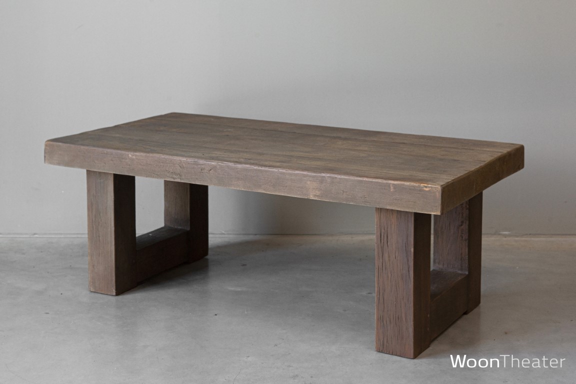 Robuuste salontafel op U-poot | 120 cm | BRUT Collection