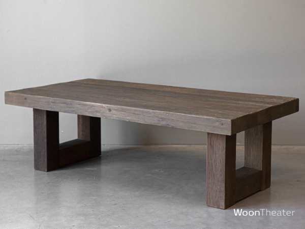 Robuuste salontafel op U-poot | 140 cm | BRUT Collection
