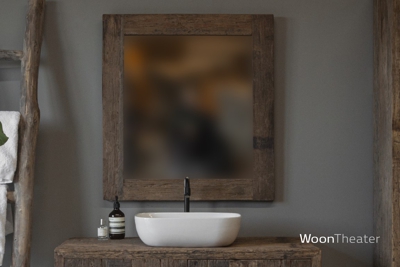 Rustieke oud houten spiegel | Sofia M