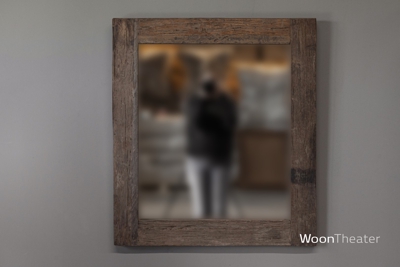 Rustieke oud houten spiegel | Sofia L