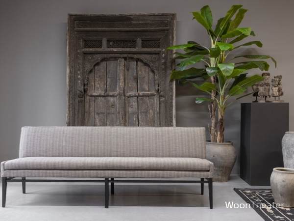Luxe eetkamerbank Isa | uitgebreide stofkeuze