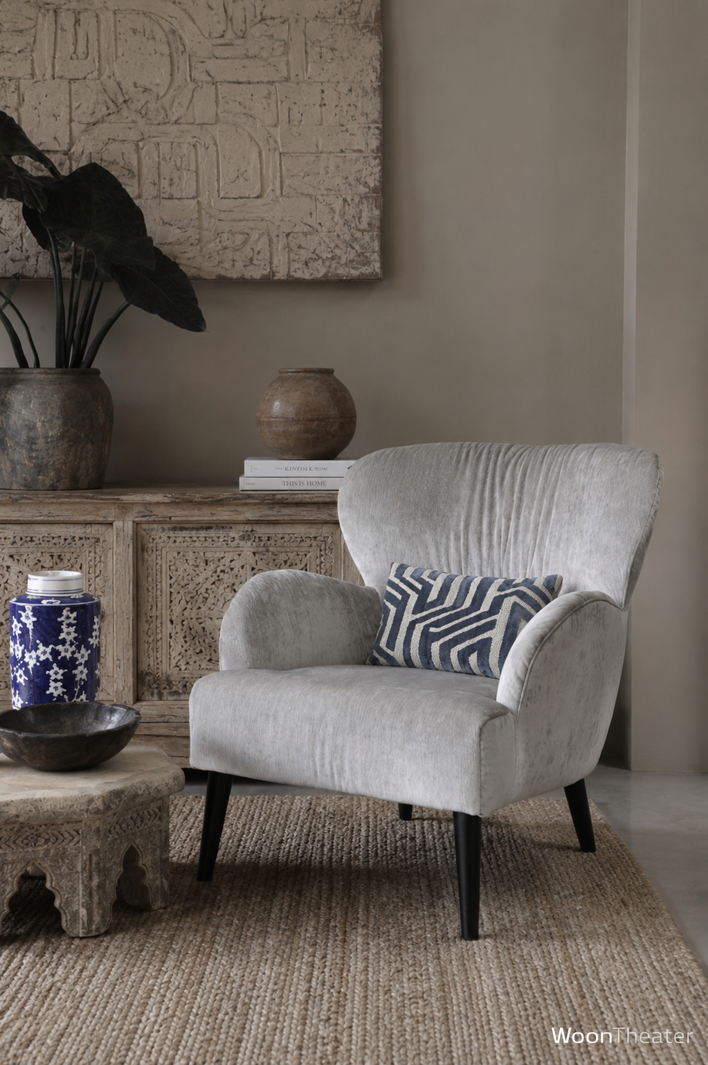 Elegante retro fauteuil Ruby