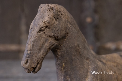 Antiek beeld paard | India