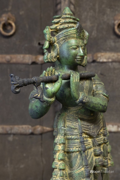 Origineel oud beeld Krishna | India