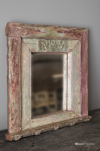 Antiek raam met spiegel | India