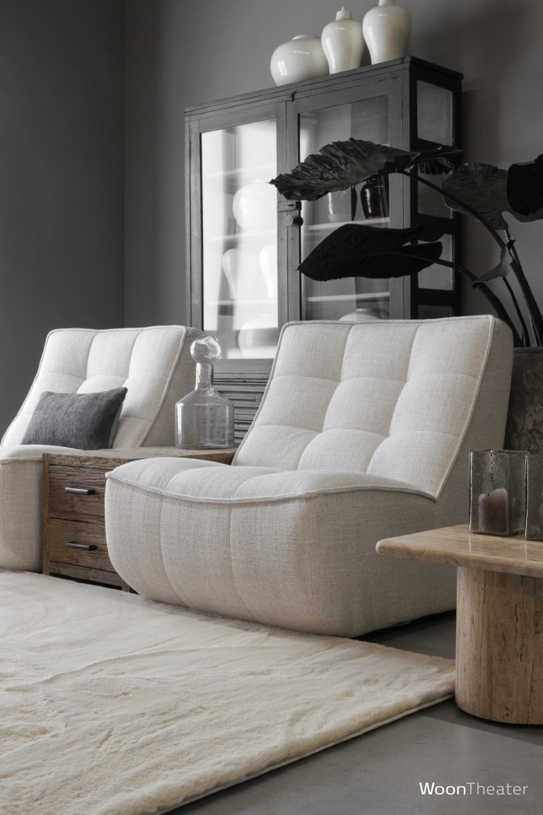 Stijlvolle fauteuil/elementenbank Ivory | 100% Handmade in Holland