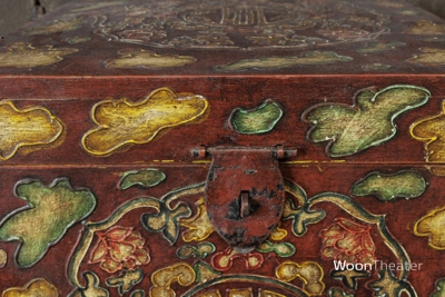 Origineel oude kist | beschilderd