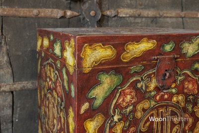 Origineel oude kist | beschilderd