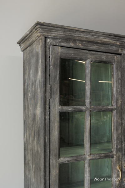 Origineel oude vitrinekast | landelijk wonen