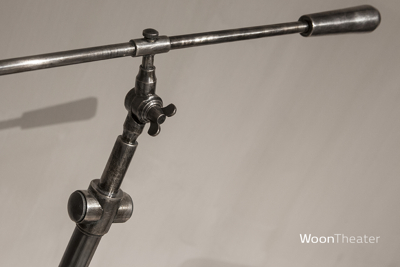 Leeslamp Kenneth | rustiek zilver