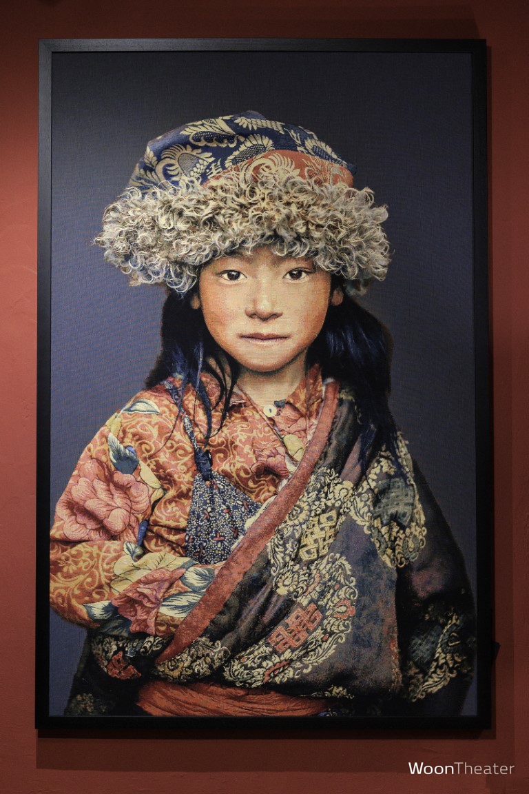 Wandpaneel ingelijst | Tibetaans meisje