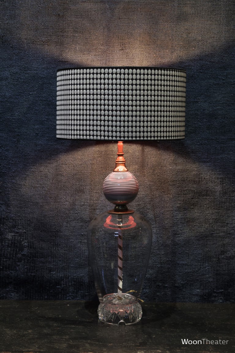 Eclectische tafellamp | incl. kap