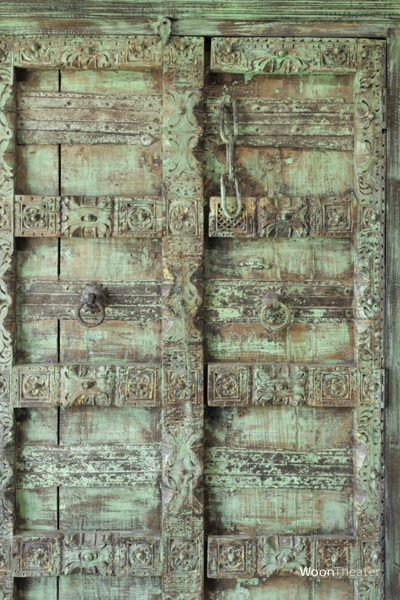 Unieke oude kast | groen