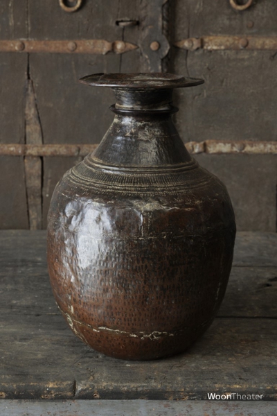 Antieke koperen pot | Nepal