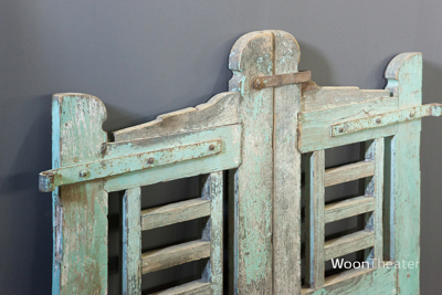 Oud houten hekje | India
