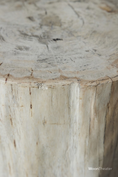 Bijzettafel versteend hout | ca 48 kg