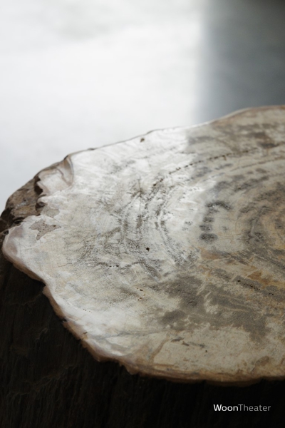 Bijzettafel versteend hout | 120 kg