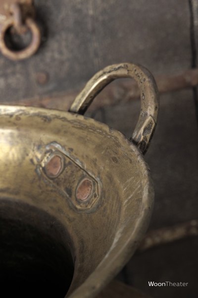 Origineel oude brass pot | India