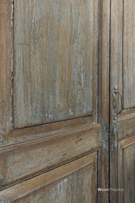 Rustieke dichte kast | werelds interieur