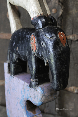 Antiek ornament hout | India