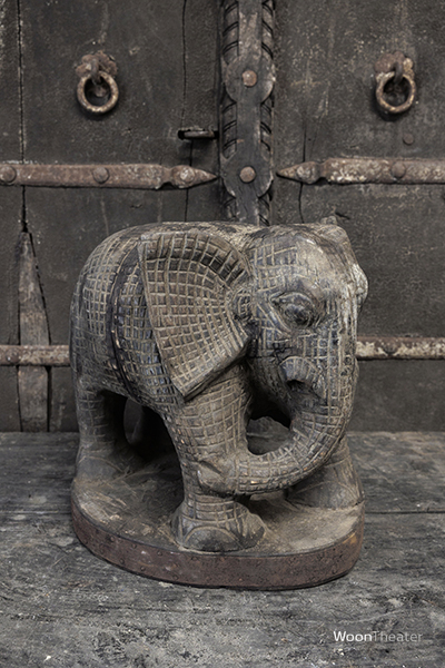 Antiek beeld olifant | Nepal