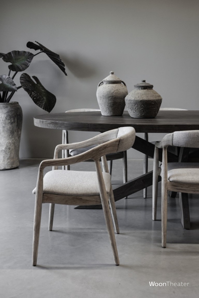 Set/6 Armstoel Sence | landelijk en stijlvol wonen
