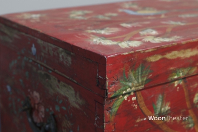 Oude beschilderde kist | eclectisch 