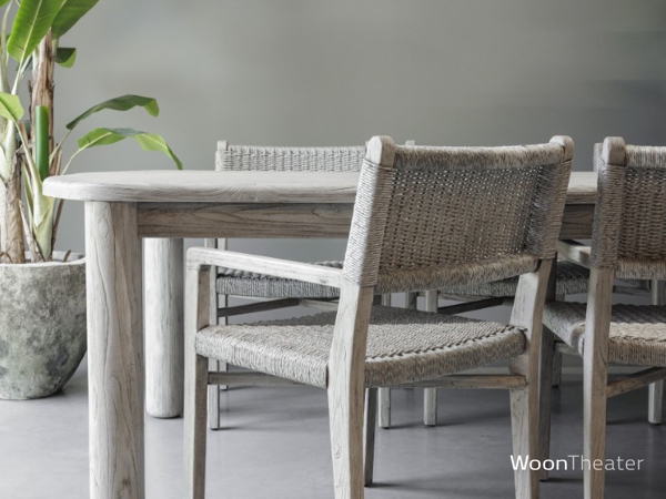 Luxe teakhouten outdoor armstoel | Saint Tropez